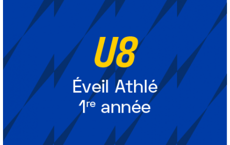 U8 - Eveil athlé 1ère année - mercredi de 14h15 à 15h15
